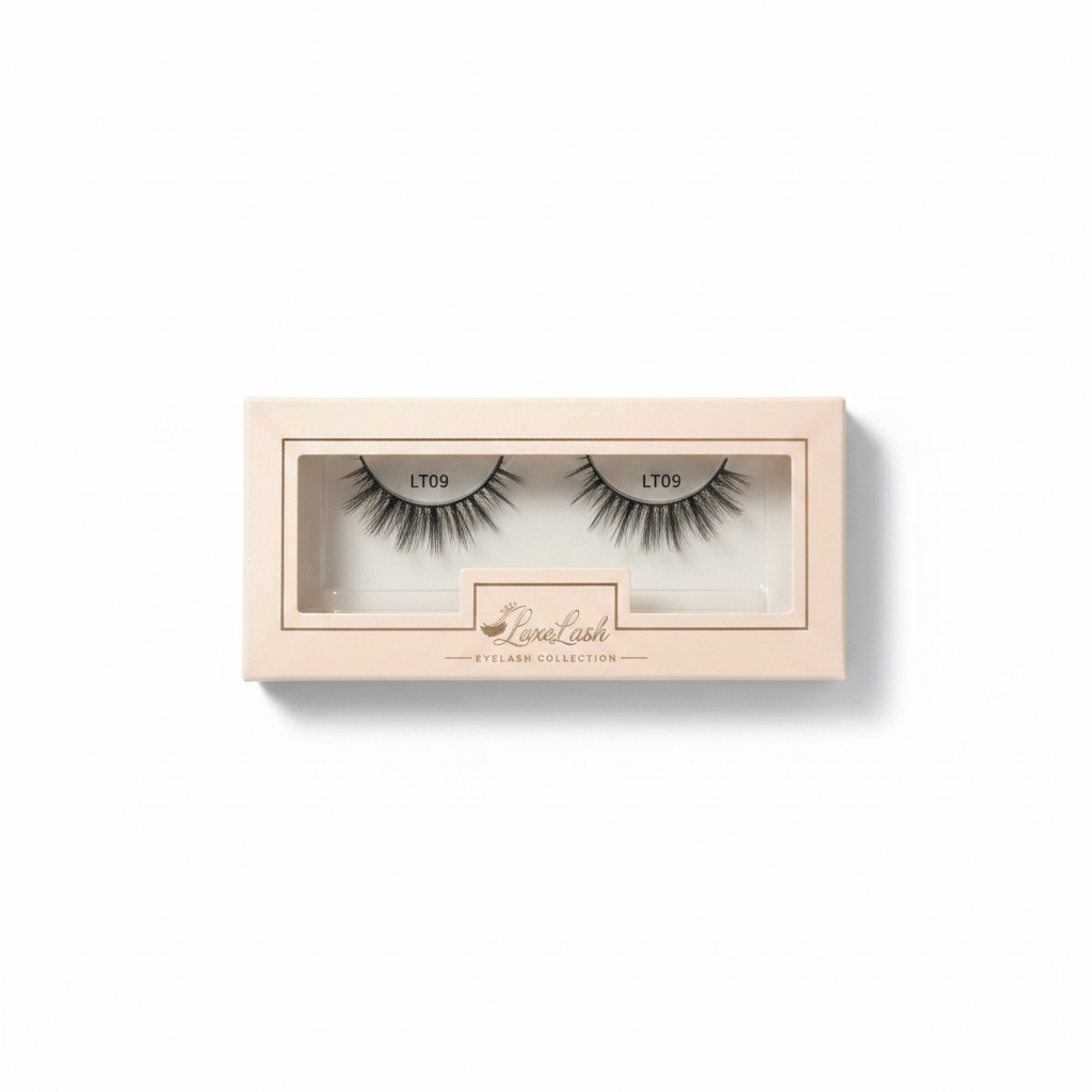 LuxeLash LT09 wispy dramatic false eyelashes